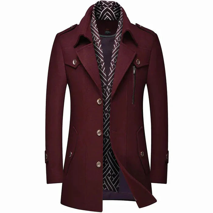 Sobretudo Masculino em Cetim Piannaro PN220 com design clássico e elegante