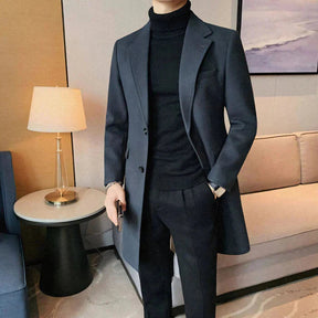 Sobretudo Masculino em Lã Piannaro PN204, elegante e confortável.