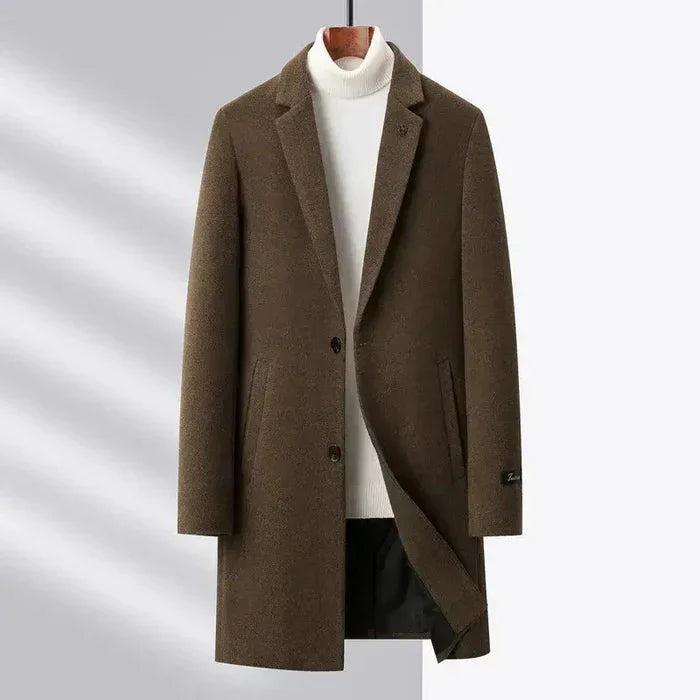 Sobretudo Masculino em Lã Piannaro PN232 com design moderno e elegante