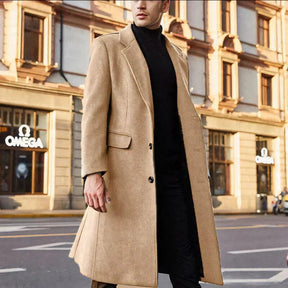 Sobretudo Masculino em Lã Piannaro PN207: Elegância e conforto para o inverno.