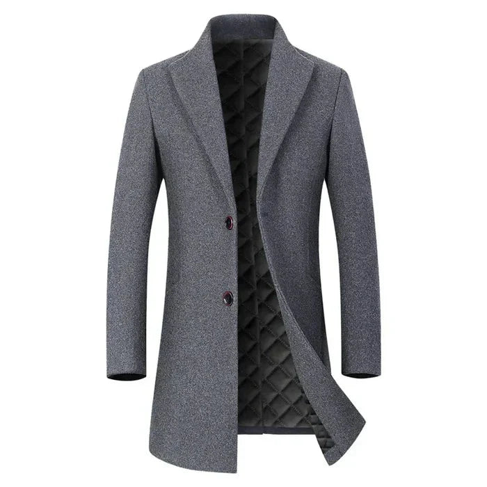 Sobretudo Masculino em Lã Piannaro PN239 com design clássico e funcional.