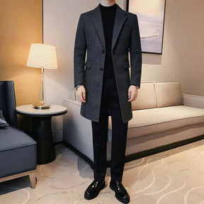 Sobretudo Masculino em Lã Piannaro PN204, elegante e confortável.
