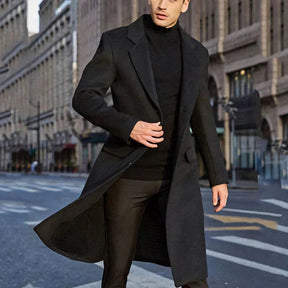 Sobretudo Masculino em Lã Piannaro PN207: Elegância e conforto para o inverno.