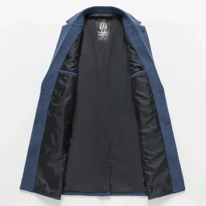 Sobretudo Masculino em Lã Piannaro PN232 com design moderno e elegante