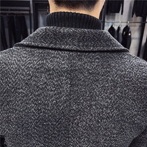 Sobretudo Masculino em Lã Piannaro PN235 com design clássico e elegante.