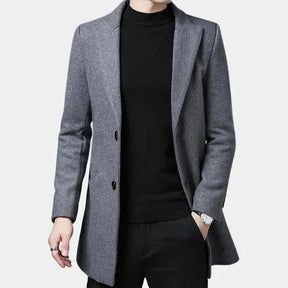 Sobretudo Masculino em Lã Piannaro PN239 com design clássico e funcional.