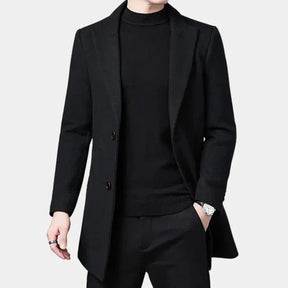 Sobretudo Masculino em Lã Piannaro PN239 com design clássico e funcional.