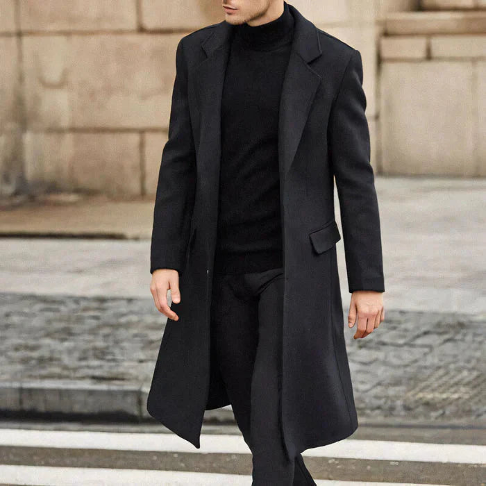 Sobretudo Masculino em Lã Piannaro PN207: Elegância e conforto para o inverno.