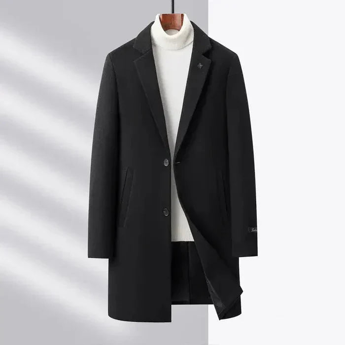 Sobretudo Masculino em Lã Piannaro PN232 com design moderno e elegante