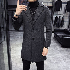 Sobretudo Masculino em Lã Piannaro PN235 com design clássico e elegante.