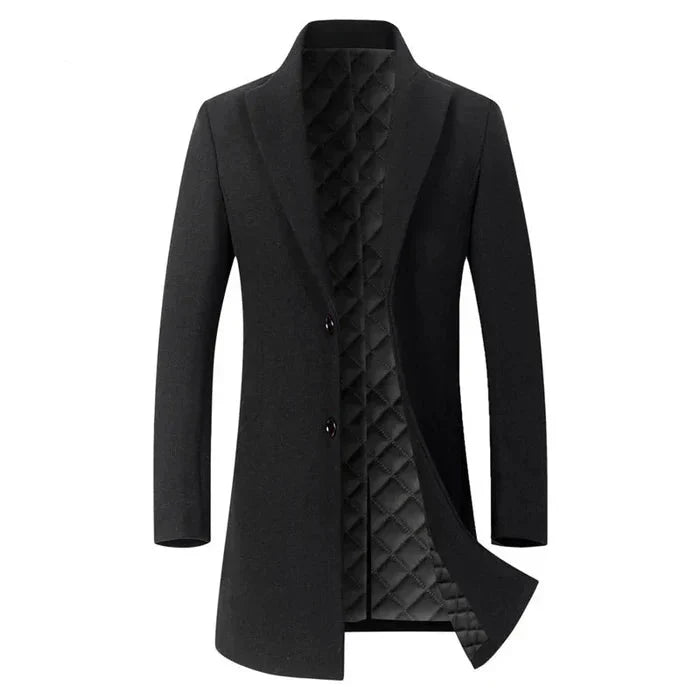 Sobretudo Masculino em Lã Piannaro PN239 com design clássico e funcional.