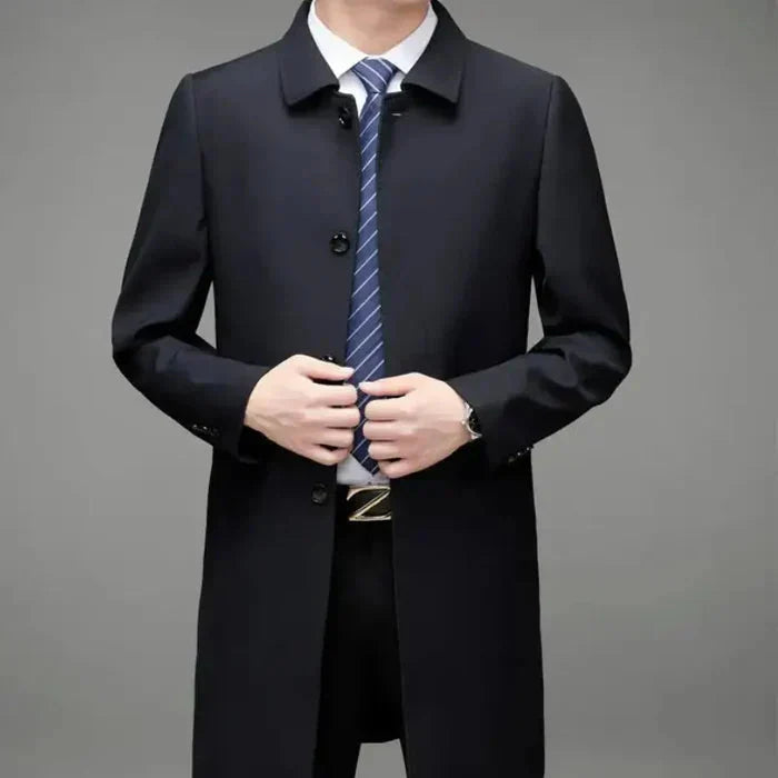 Sobretudo Masculino Executivo em Lã Piannaro PN237 com design elegante e funcional.