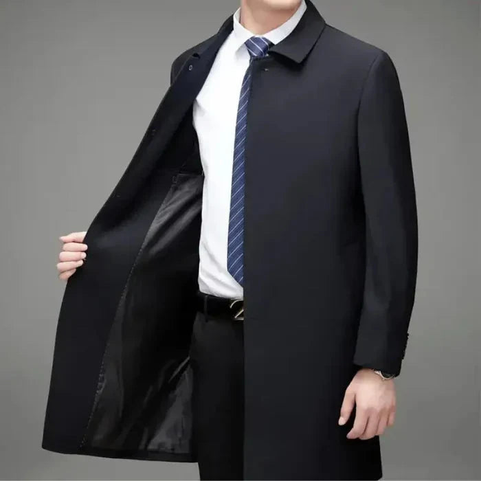 Sobretudo Masculino Executivo em Lã Piannaro PN237 com design elegante e funcional.