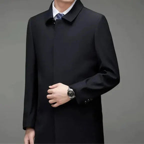 Sobretudo Masculino Executivo em Lã Piannaro PN237 com design elegante e funcional.