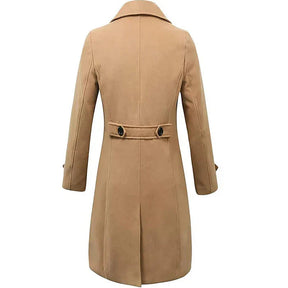 Sobretudo Masculino Longo Piannaro PN240 em lã e algodão, elegante e funcional.