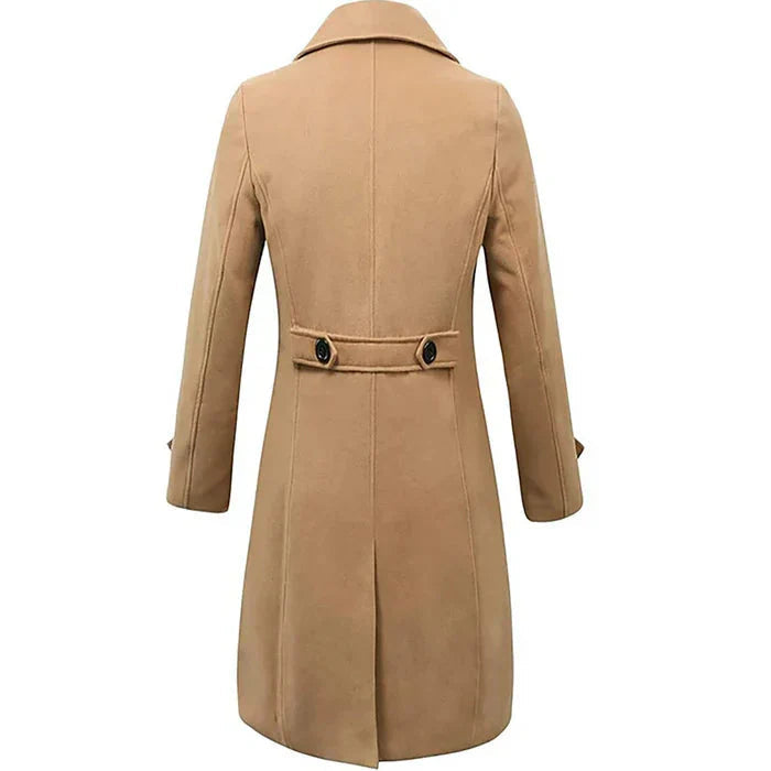 Sobretudo Masculino Longo Piannaro PN240 em lã e algodão, elegante e funcional.