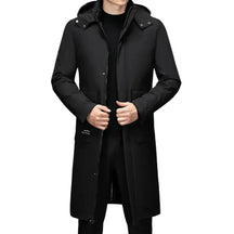 Sobretudo Masculino Piannaro PN230 em nylon, poliéster e algodão, ideal para dias frios.