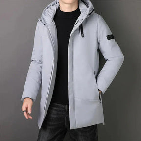 Sobretudo Masculino Piannaro PN233 em tecido impermeável com design elegante.