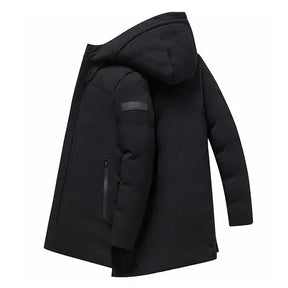 Sobretudo Masculino Piannaro PN233 em tecido impermeável com design elegante.