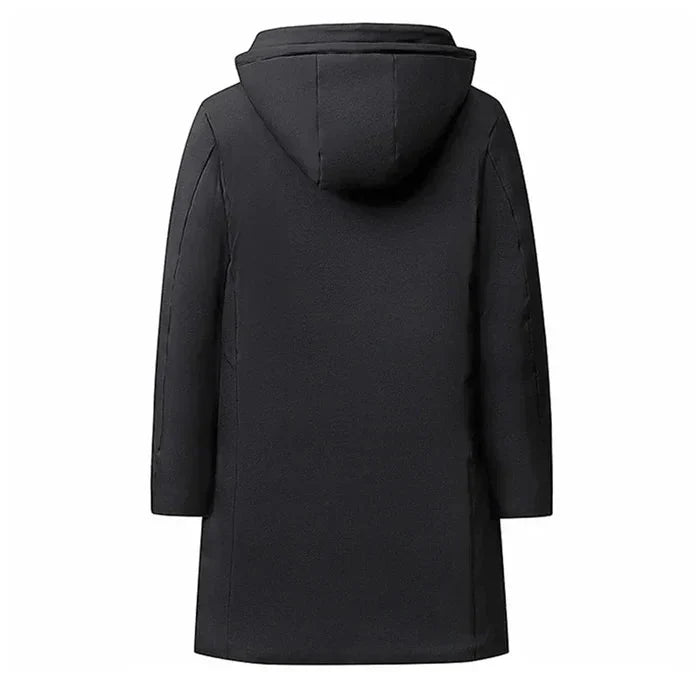 Sobretudo Masculino Piannaro PN233 em tecido impermeável com design elegante.