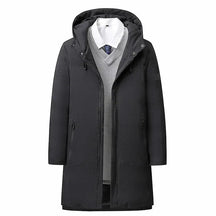 Sobretudo Masculino Piannaro PN233 em tecido impermeável com design elegante.