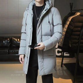 Sobretudo Masculino Puffer em Lã Piannaro PN216 com design moderno e proteção térmica.