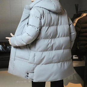 Sobretudo Masculino Puffer em Lã Piannaro PN216 com design moderno e proteção térmica.