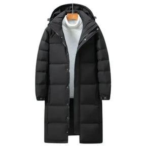 Sobretudo Masculino Puffer Piannaro PN222 com capuz removível