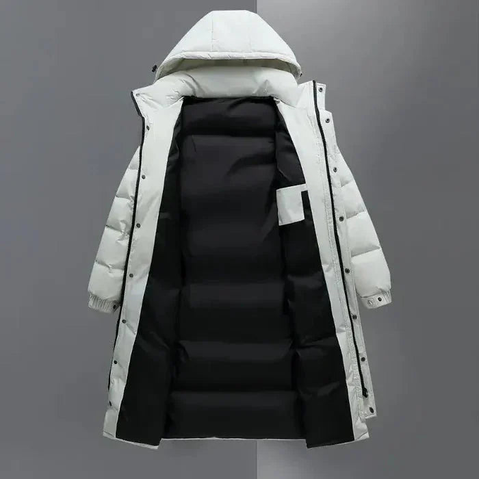 Sobretudo Masculino Puffer Piannaro PN222 com capuz removível