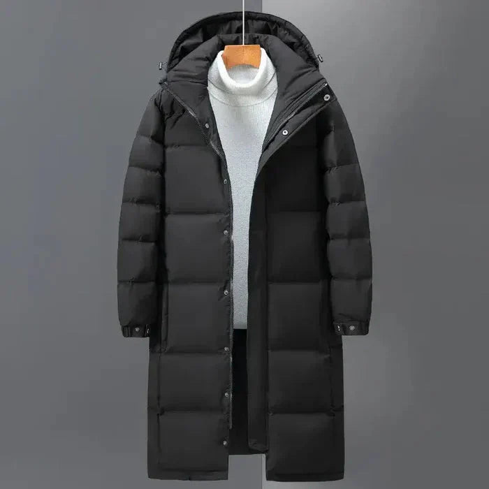 Sobretudo Masculino Puffer Piannaro PN222 com capuz removível