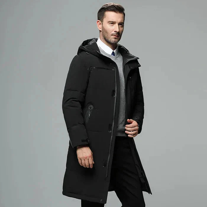 Sobretudo Masculino Social Piannaro PN219 em nylon e poliéster, elegante e funcional.