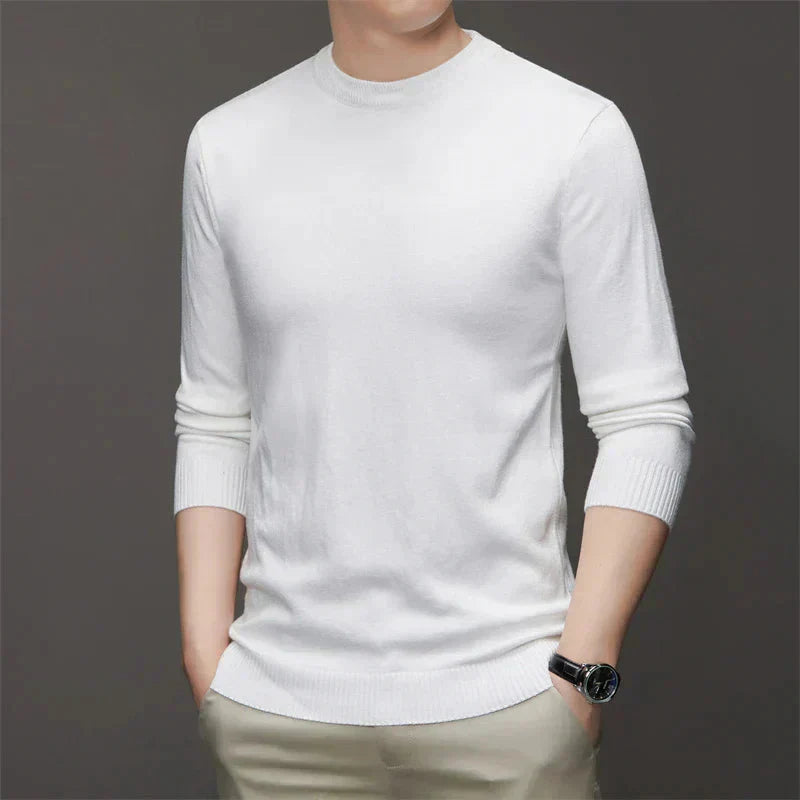 Suéter Masculino Piannaro PN182 em estilo casual com gola redonda