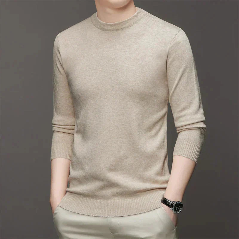 Suéter Masculino Piannaro PN182 em estilo casual com gola redonda