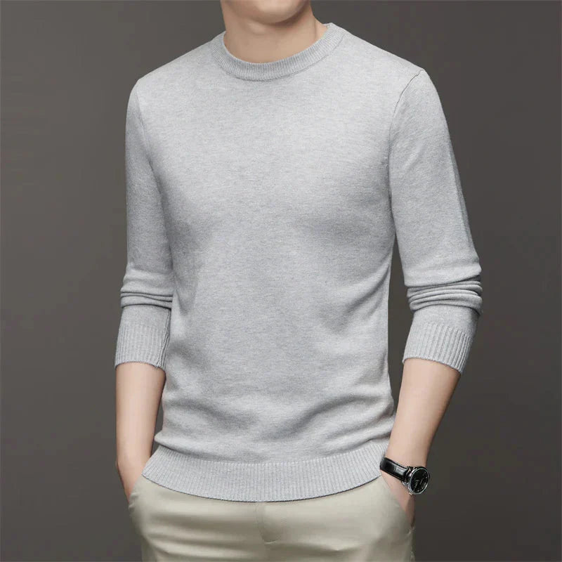 Suéter Masculino Piannaro PN182 em estilo casual com gola redonda