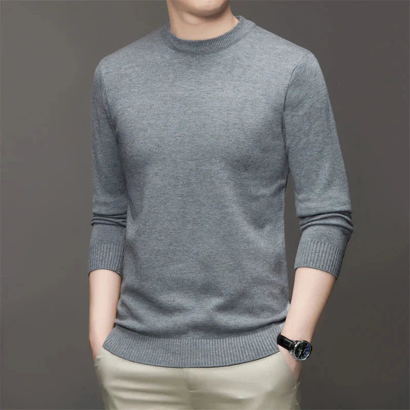 Suéter Masculino Piannaro PN182 em estilo casual com gola redonda