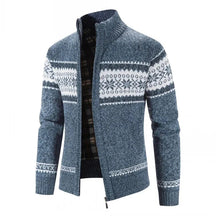 Suéter Masculino Piannaro PN179 em lã com gola alta e zíper
