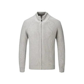 Suéter Masculino Piannaro PN020 em nylon e algodão com zíper.