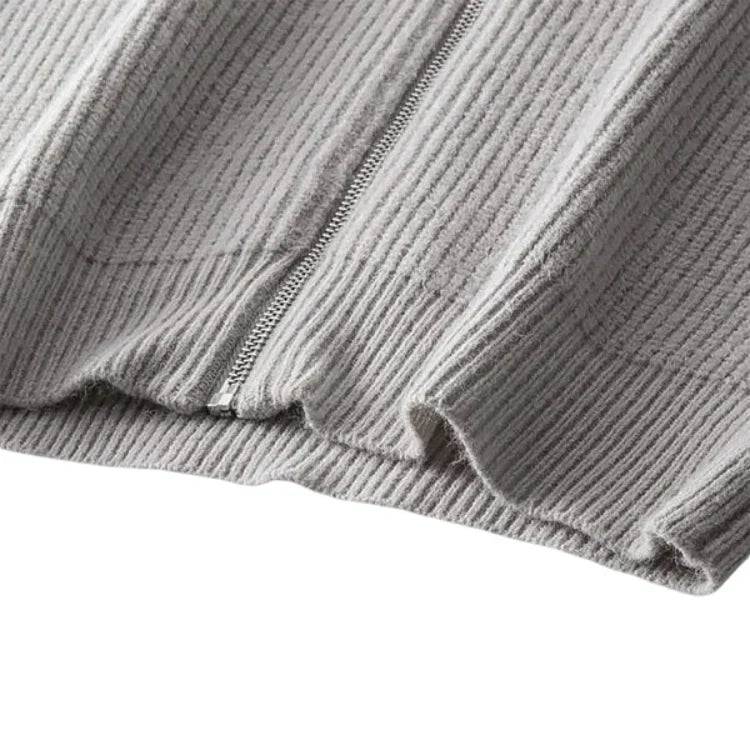Suéter Masculino Piannaro PN020 em nylon e algodão com zíper.