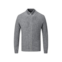 Suéter Masculino Piannaro PN020 em nylon e algodão com zíper.