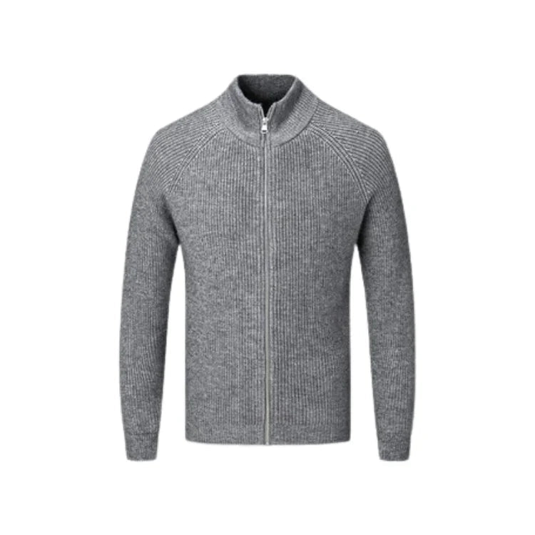 Suéter Masculino Piannaro PN020 em nylon e algodão com zíper.