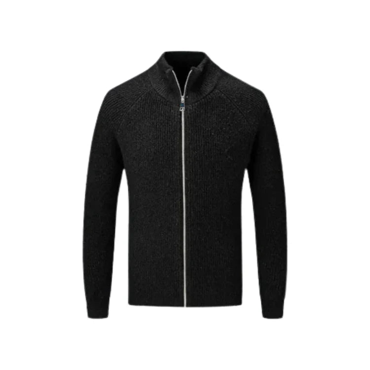 Suéter Masculino Piannaro PN020 em nylon e algodão com zíper.