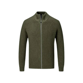 Suéter Masculino Piannaro PN020 em nylon e algodão com zíper.