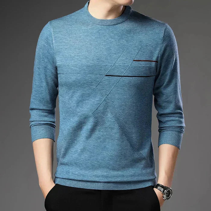Suéter Masculino Piannaro PN186 em algodão, elegante e confortável.