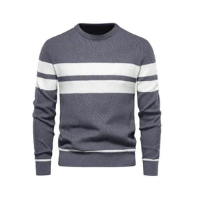 Suéter Masculino em Lã Piannaro PN176 com modelagem slim fit e gola redonda.