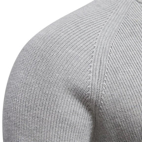 Suéter Masculino em Lã Piannaro PN173 com modelagem slim fit e gola V