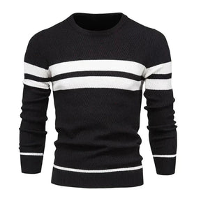 Suéter Masculino em Lã Piannaro PN176 com modelagem slim fit e gola redonda.