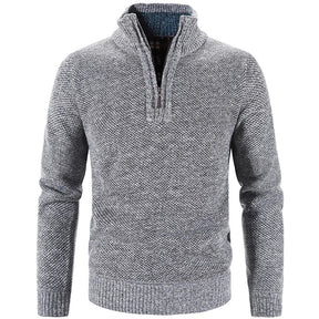 Suéter Masculino Piannaro PN181 com gola alta e meio zíper