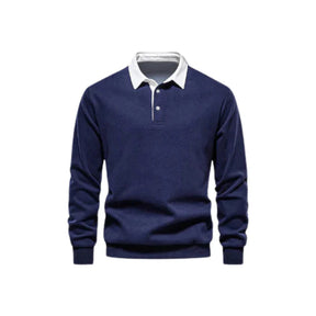 Suéter Masculino Gola Polo Piannaro PN021 em tecido premium e gola polo.