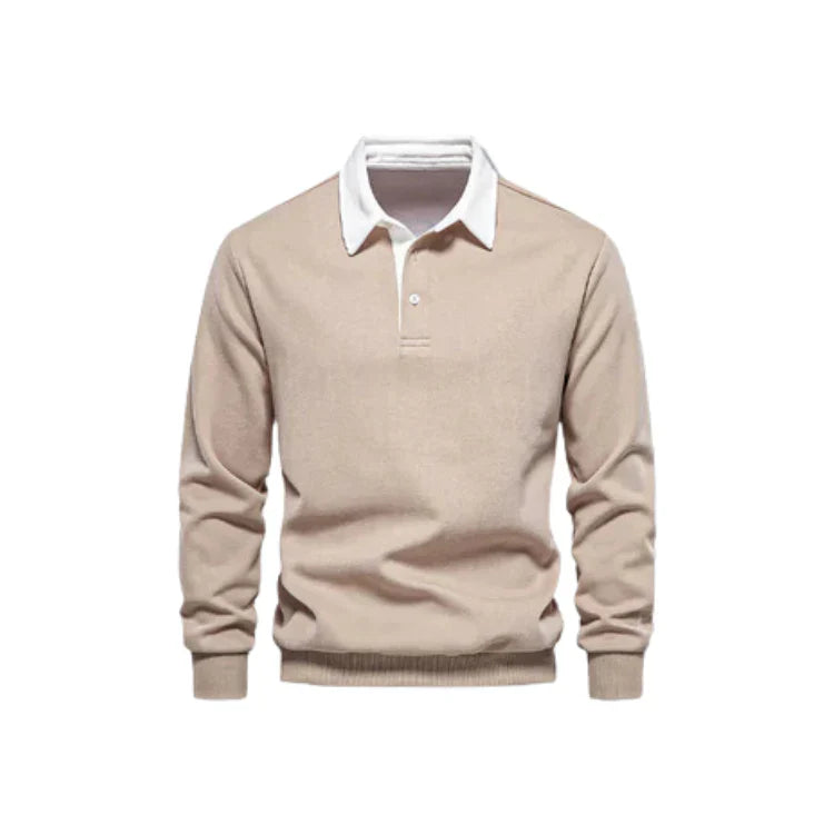 Suéter Masculino Gola Polo Piannaro PN021 em tecido premium e gola polo.