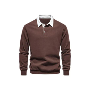 Suéter Masculino Gola Polo Piannaro PN021 em tecido premium e gola polo.